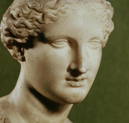 Head of Artemis (marble) a Greek 2nd century BC
