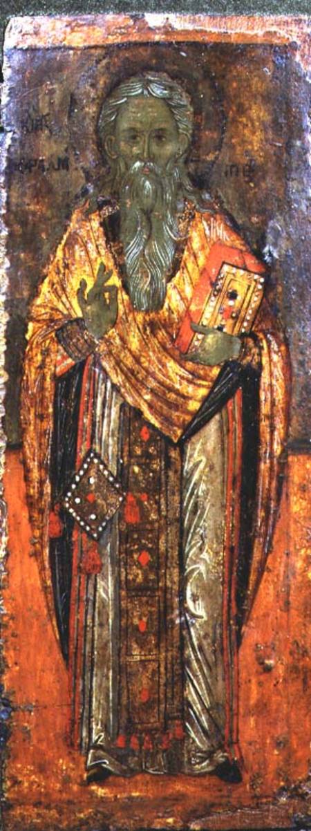St. Charalambos, icon, from Kastoria a Greek School