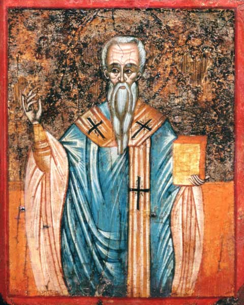St. Cyril of Alexandria (c.376-444), icon a Greek School