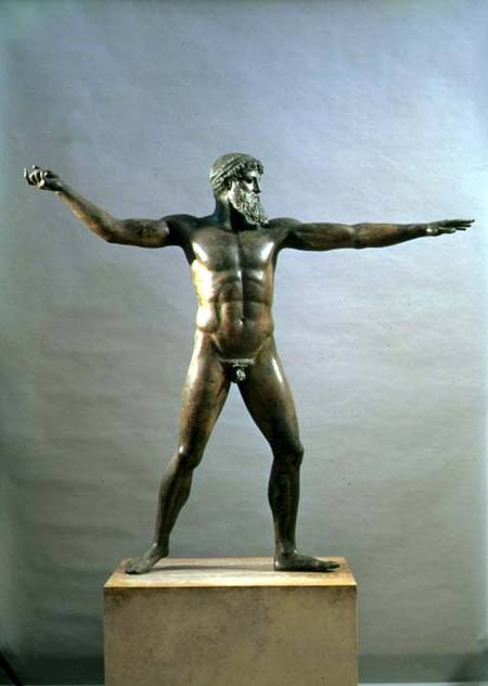 Statue of Poseidon a Greek School