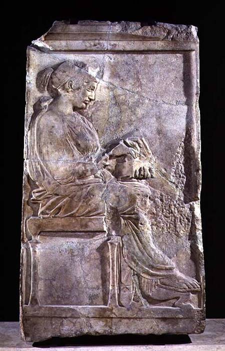 Stele of Philis, daughter of Cleomenes, King of Sparta a Greek School