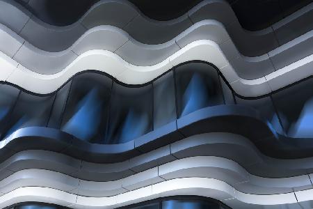 Wavy facade