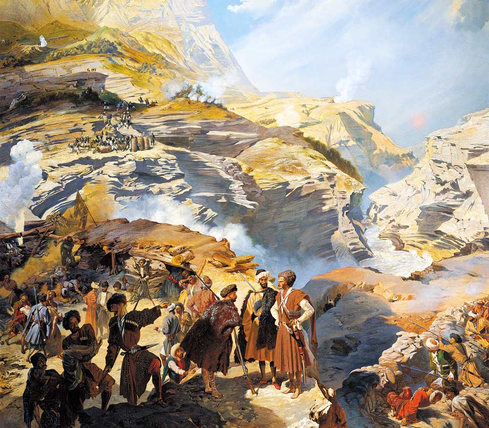 The Russo-Circassian Battle of Akhatla on May 8, 1841 a Grigori Grigorevich Gagarin