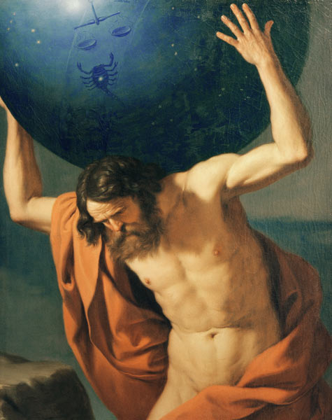 Guercino / Atlas a Guercino (eigentl. Giovanni Francesco Barbieri)