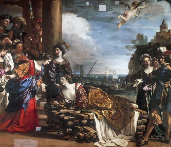 Death of Dido / Guercino a Guercino (eigentl. Giovanni Francesco Barbieri)