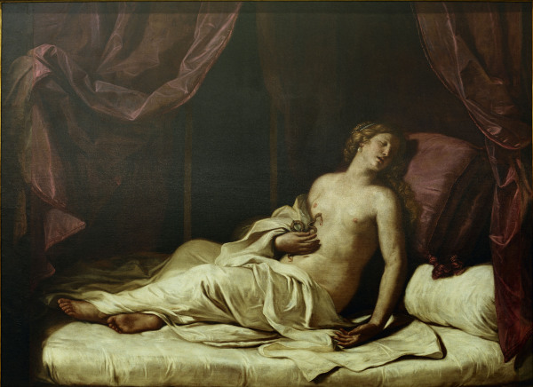Death of Cleopatra /Ptg.by Guercino/ C17 a Guercino (eigentl. Giovanni Francesco Barbieri)