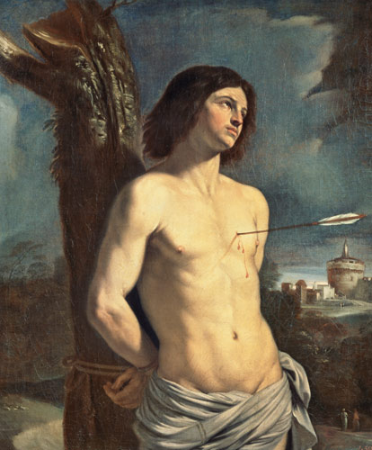 Der Hl. Sebastian a Guercino (eigentl. Giovanni Francesco Barbieri)
