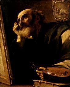 The evangelist Lukas. a Guercino (eigentl. Giovanni Francesco Barbieri)