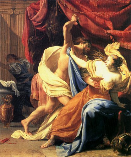 Lucretia and Tarquin a Guercino (eigentl. Giovanni Francesco Barbieri)