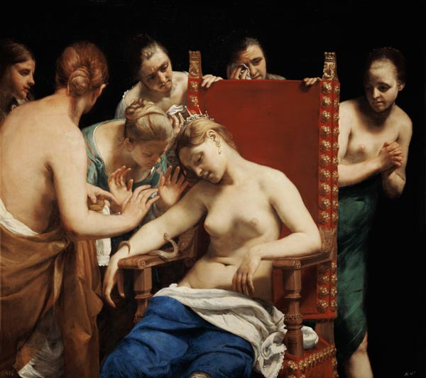 The Death of Cleopatra a Guido Cagnacci