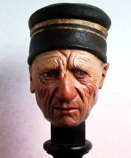 Head of a Man in a Hat (Joseph of Arimathaea or Nicodemus) a Guido  Mazzoni