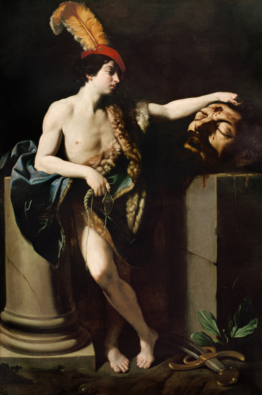 Guido Reni, David with Head of Goliath a Guido Reni
