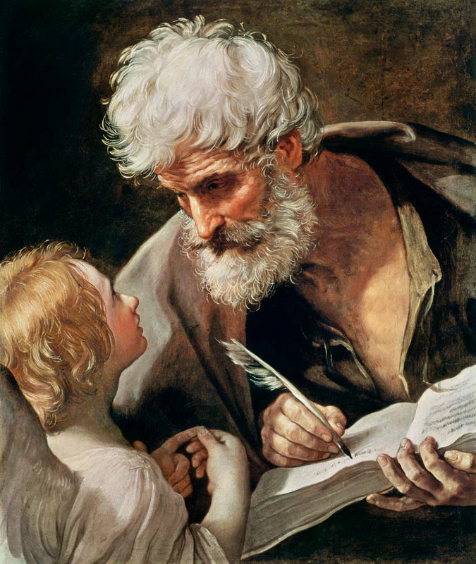 Saint Matthew a Guido Reni