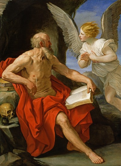 Angel Appearing to St. Jerome a Guido Reni
