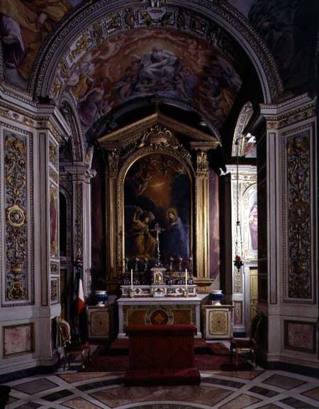 The 'Cappella dell'Annunciata' (Chapel of the Annunciation) designed by Flaminio Ponzio (c.1560-1613 a Guido Reni