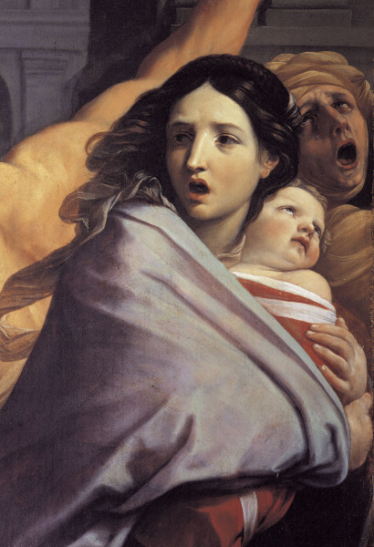 G.Reni /Massacre of Innocents, Detail a Guido Reni