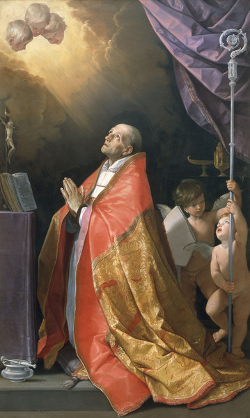 G.Reni, St.Andrew Corsini a Guido Reni