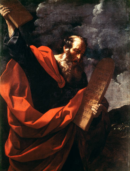 Moses with the Tablets of the Law a Guido Reni