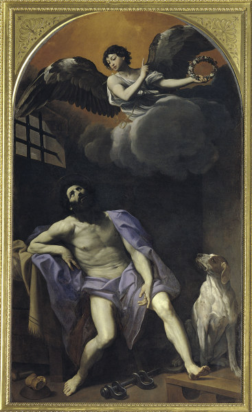 Reni / St.Roche in the Dungeon / c.1617 a Guido Reni