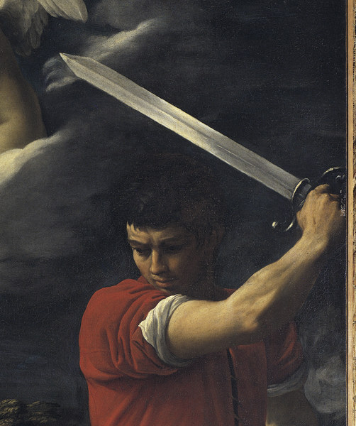Reni/The martyrdom o.St.Catherine/Detail a Guido Reni