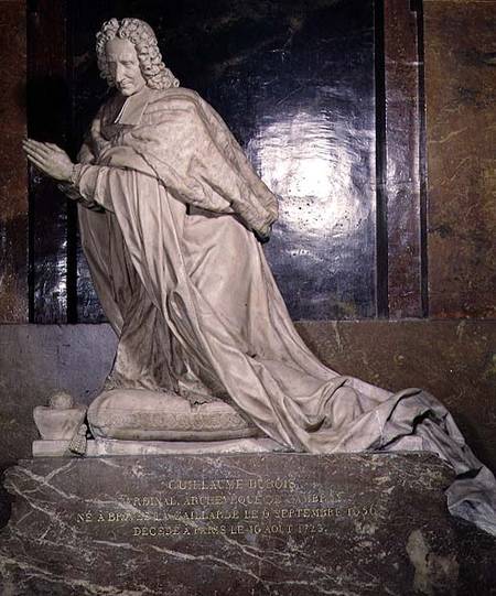 The Tomb of Cardinal Guillaume Dubois (1656-1723) a Guillaume I Coustou