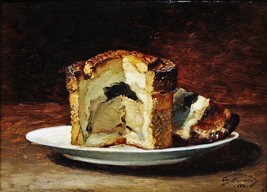 Still life of pie a Guillaume Romain Fouace