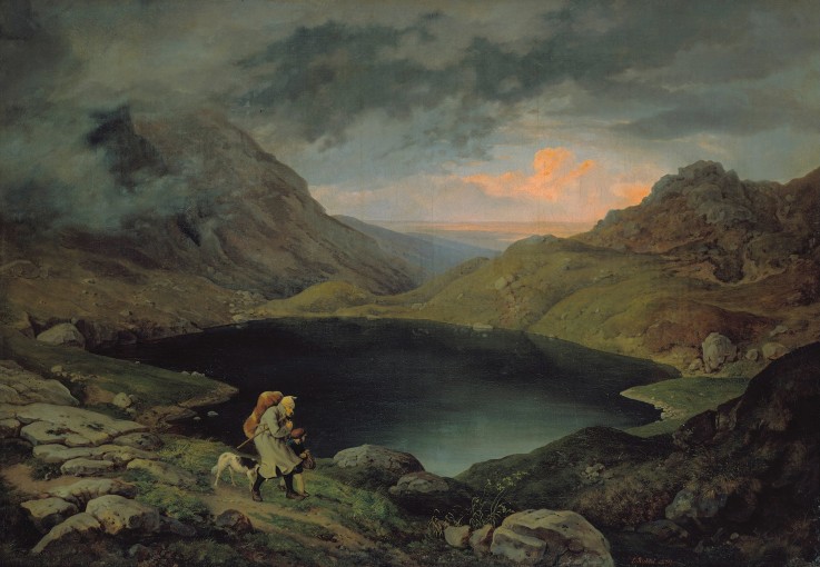 Lake in the Riesengebirge a Gustav Richter