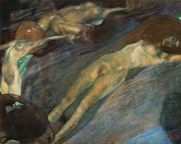 Acqua fluente a Gustav Klimt