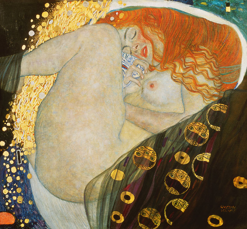 Danae a Gustav Klimt