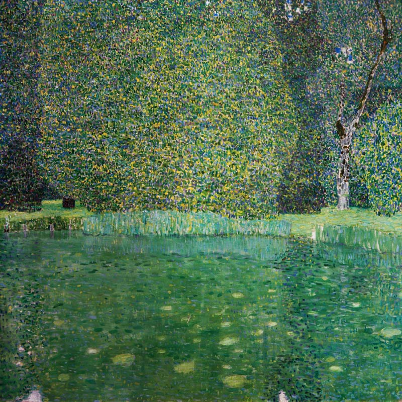 Pond of Schloss Kammer on Attersee a Gustav Klimt