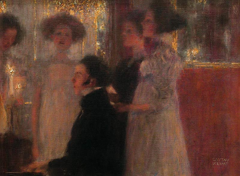 Schubert at the piano I a Gustav Klimt