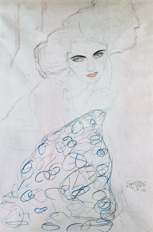 Studio ritratto di donna a Gustav Klimt