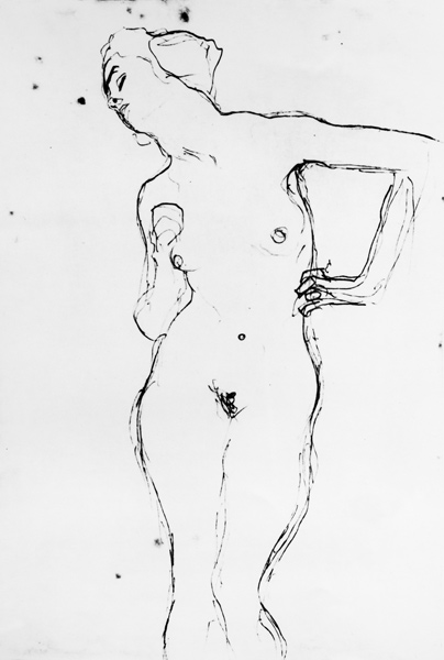Nude a Gustav Klimt