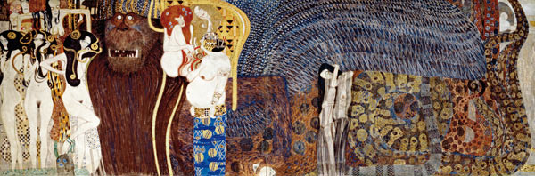 Fregio di Beethoven, particolare con le Forze ostili a Gustav Klimt