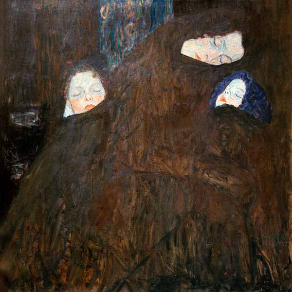 Mother with two children a Gustav Klimt