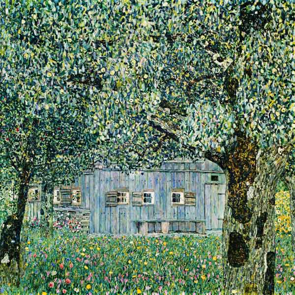 Casa di un paese nel nord dell'Austria a Gustav Klimt