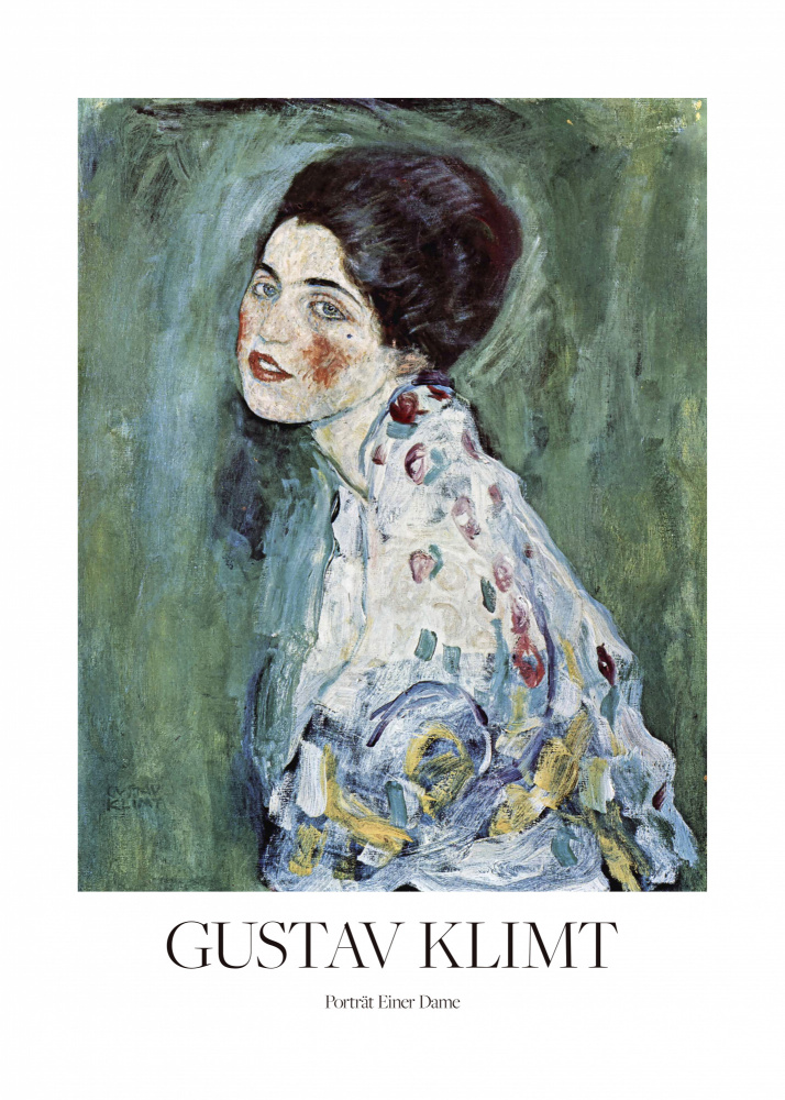 Porträt Einer Dame (1916–1917) Poster a Gustav Klimt