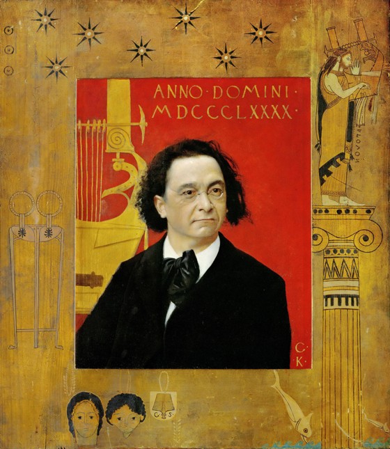 Portrait of Joseph Pembaur, the Pianist and Composer a Gustav Klimt