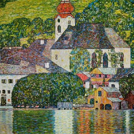 Chiesa ad Unterach sul lago Attersee 1916