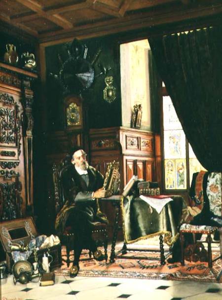 The Collector of Antiques a Gustav Koppel