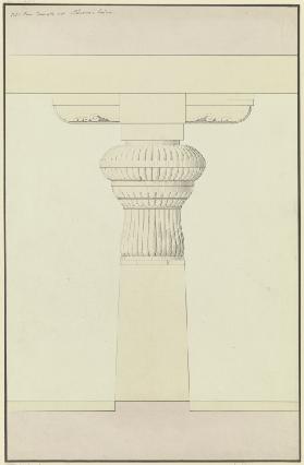 Indische Säule und Architrav