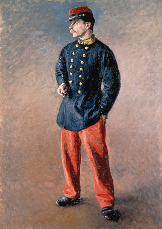 A Soldier a Gustave Caillebotte