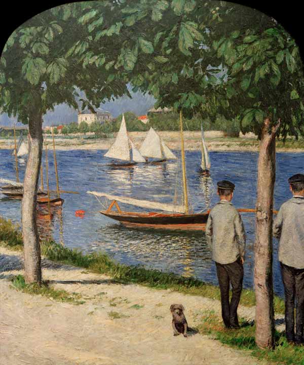 Banks Petit Gennevilliers a Gustave Caillebotte