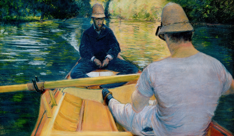 Boaters on the Yerres a Gustave Caillebotte