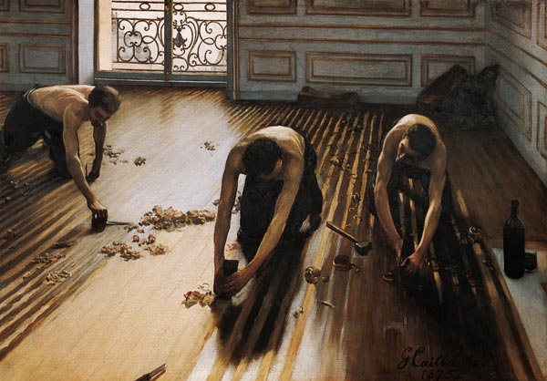 I piallatori di parquet a Gustave Caillebotte