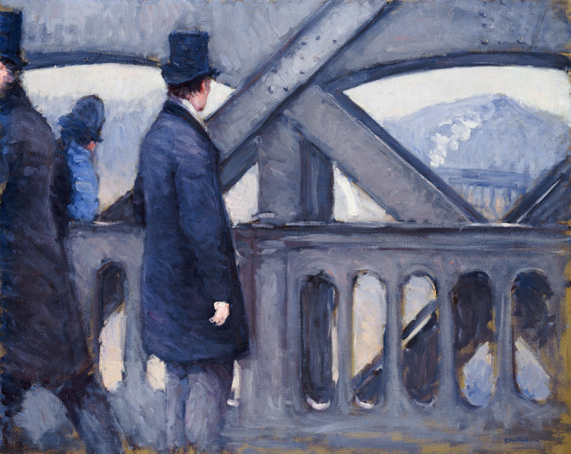 Europabrücke a Gustave Caillebotte