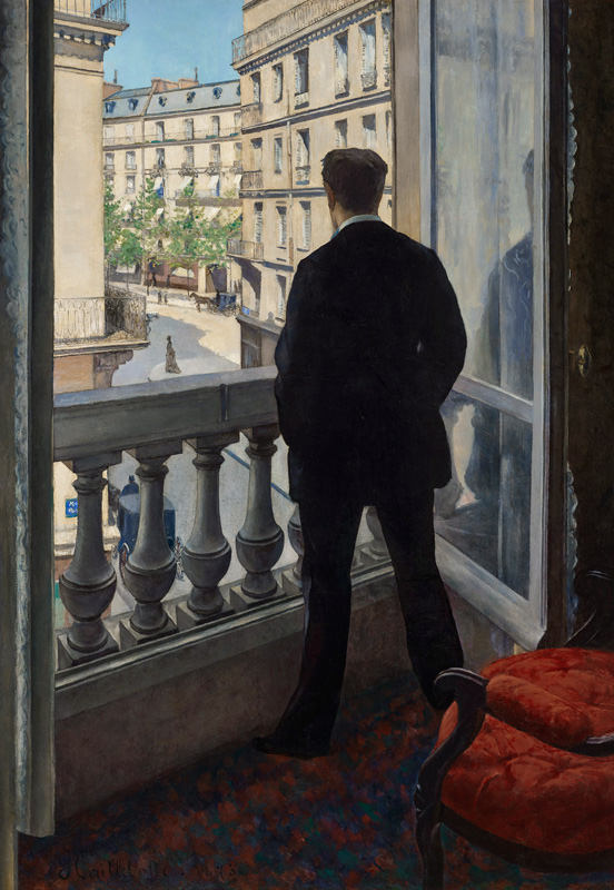 Man at the Window. 1875 a Gustave Caillebotte