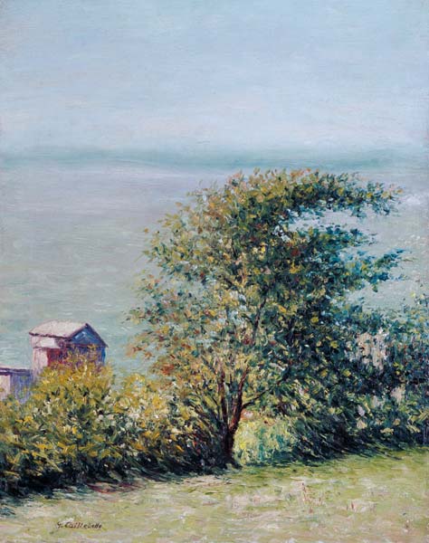 By the sea at Villerville a Gustave Caillebotte