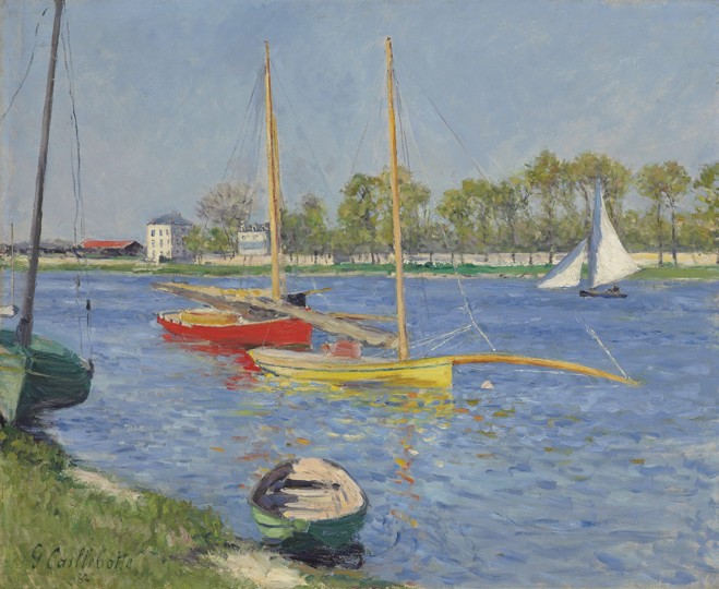 The Seine at Argenteuil a Gustave Caillebotte