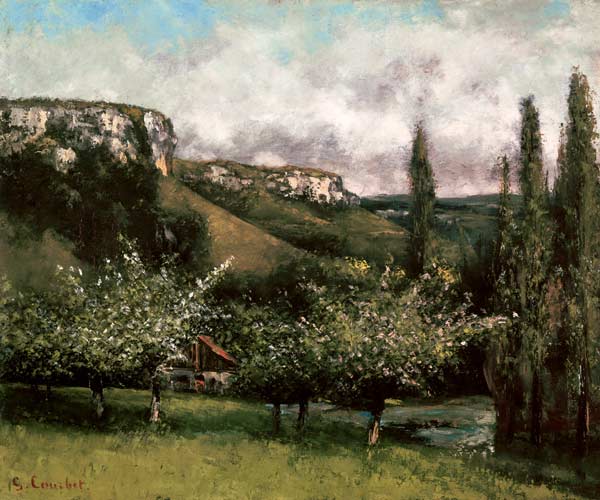 Apple Orchard a Gustave Courbet